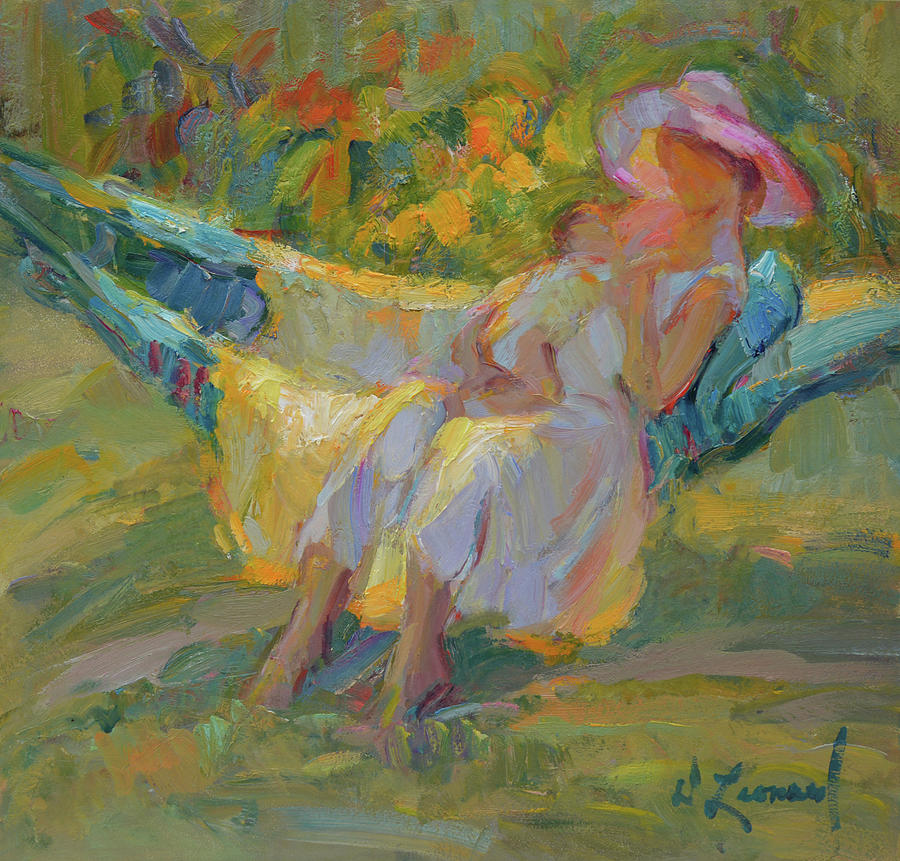 A Mothers Loving Arms Painting by Diane Leonard