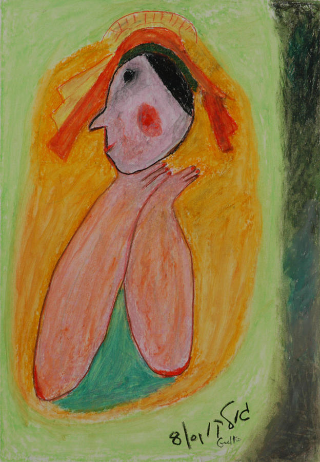 A mothers view of Baby Painting by Harris Gulko