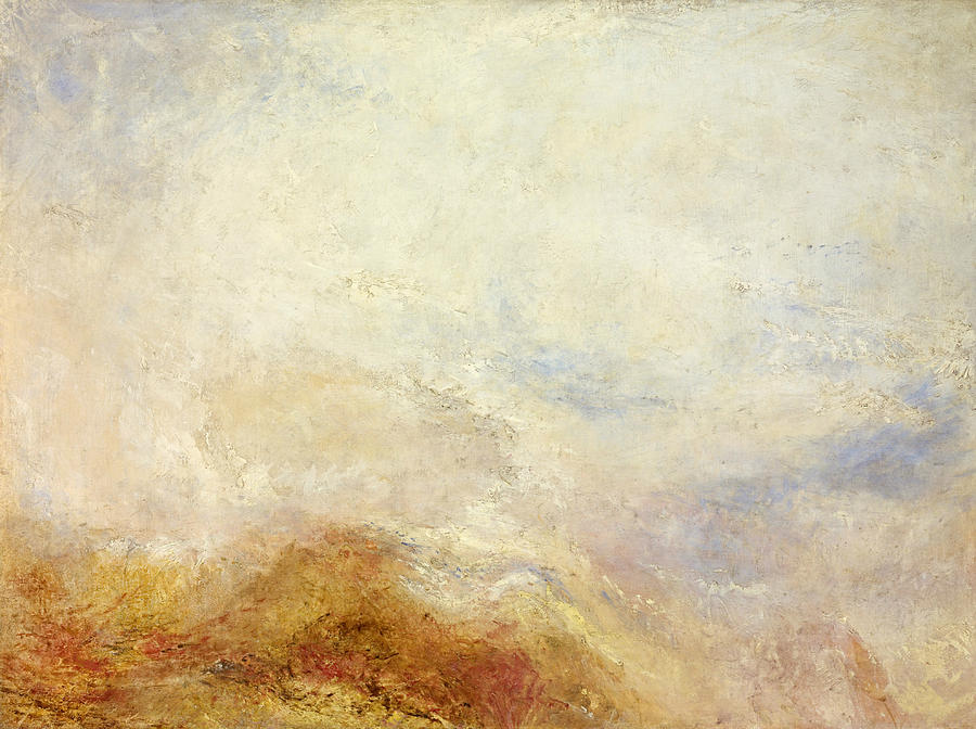 Mountain Painting - A mountain scene Val dAosta by Joseph Mallord William Turner