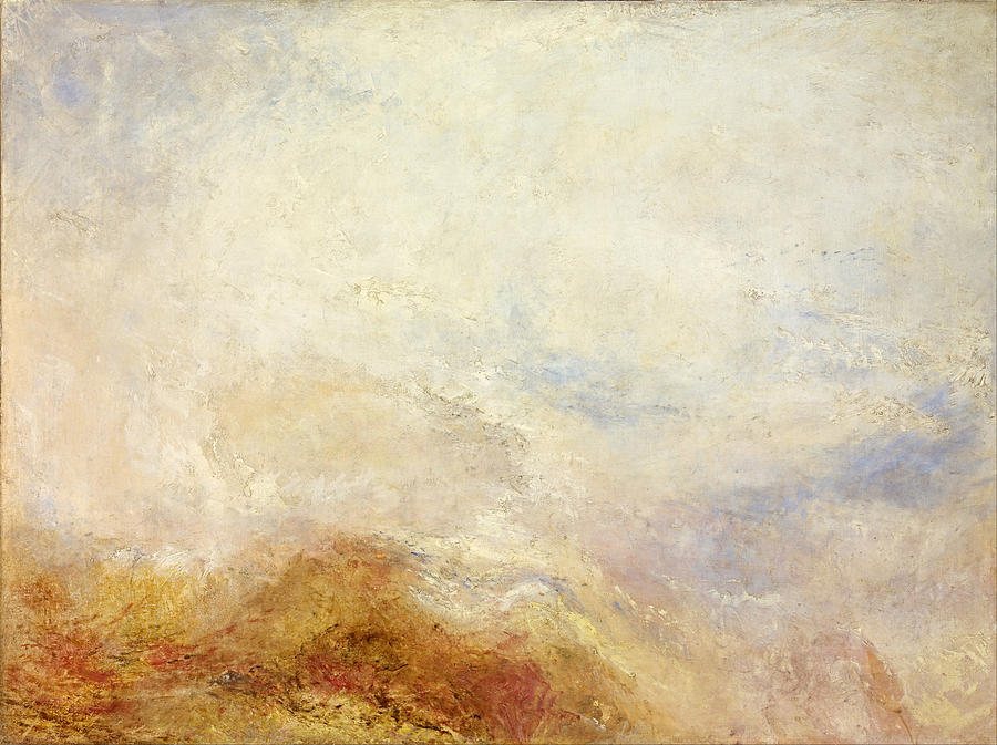 Joseph Mallord William Turner Painting - A Mountain Scene by William Turner
