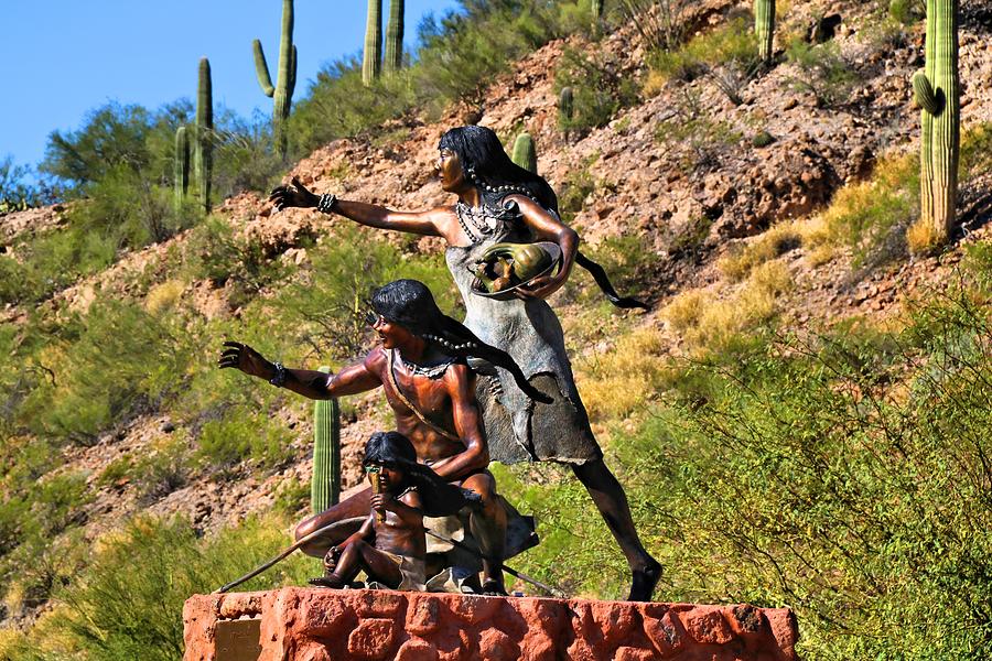 A Mountain Statue Photograph by Kathryn Meyer - Fine Art America