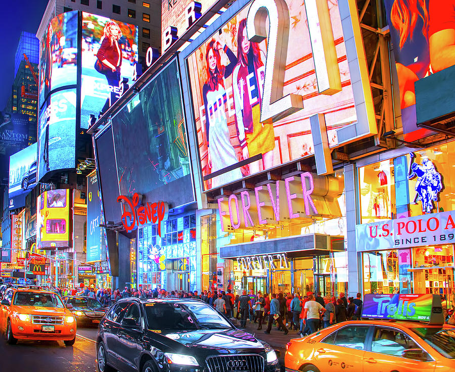 A Mouse in Times Square Photograph by Mark Andrew Thomas