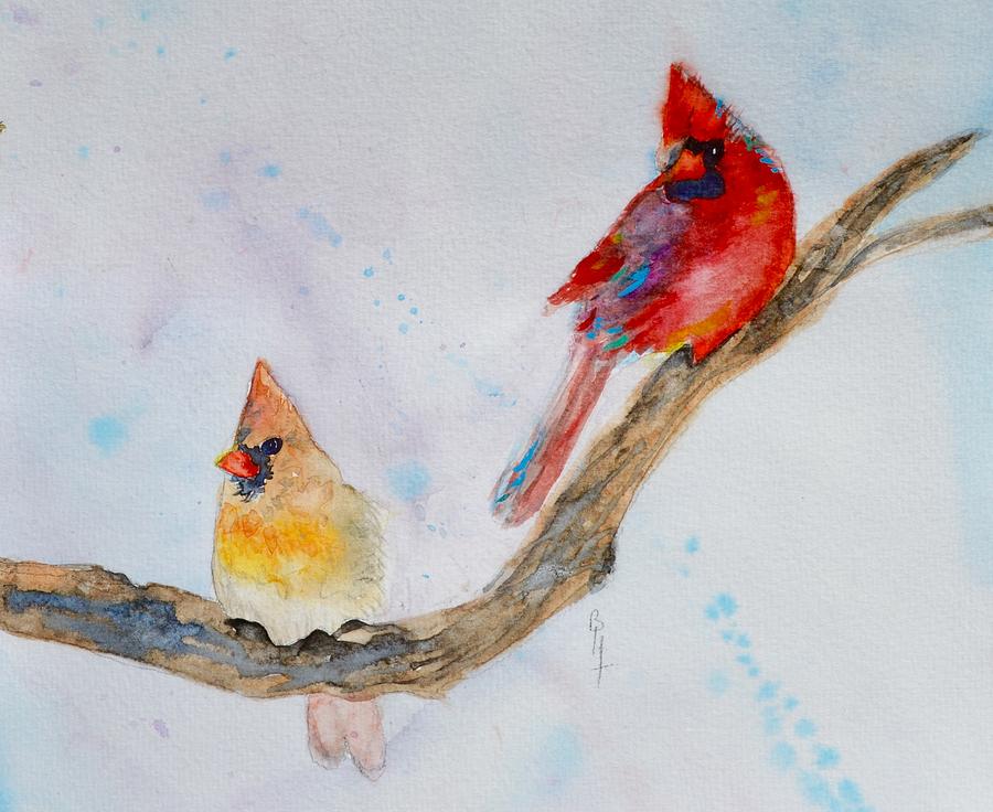 A Musical Partnership Version 2 Painting by Beverley Harper Tinsley