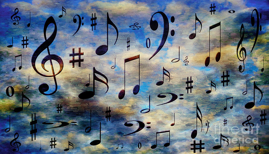 A Musical Storm 3 Digital Art by Andee Design