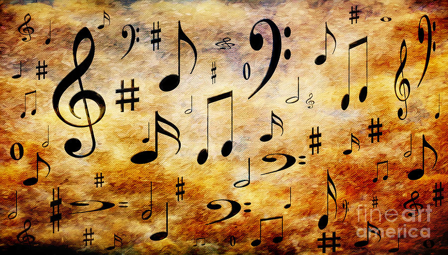 A Musical Storm Digital Art by Andee Design