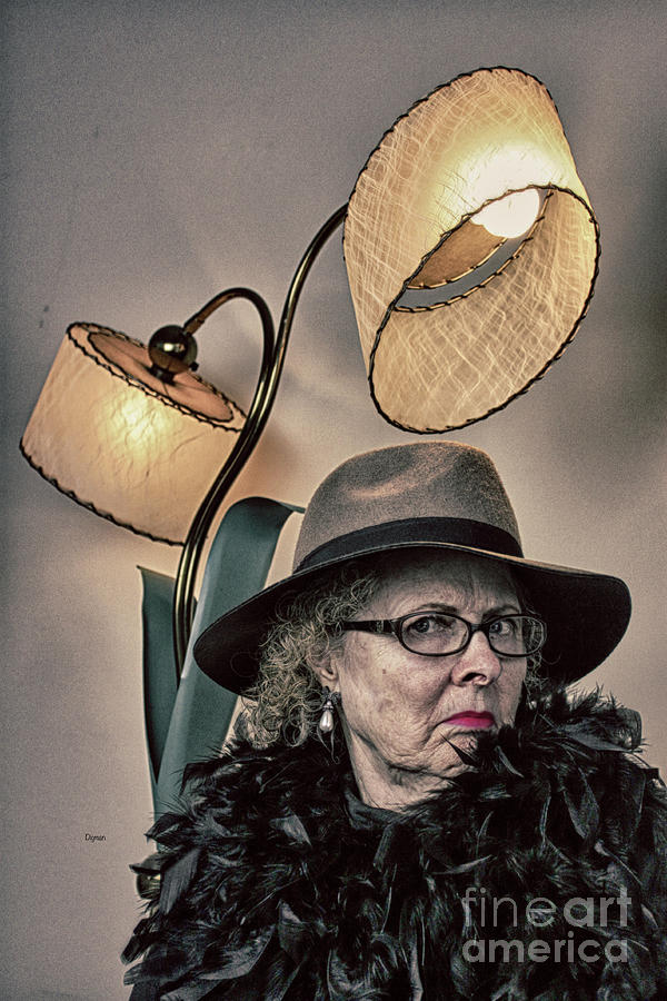 Portrait Photograph - A Mysterious Woman by Steven Digman