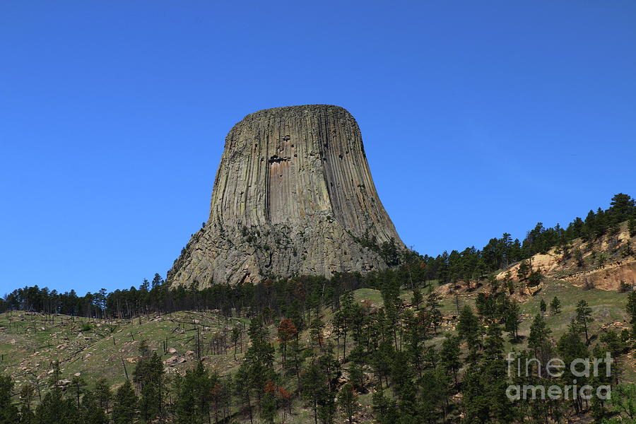 A Natures Monument Devils Tower  Photograph by Christiane Schulze Art And Photography