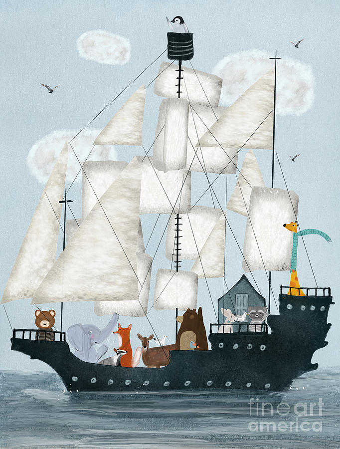 A Nautical Adventure Painting by Bri Buckley