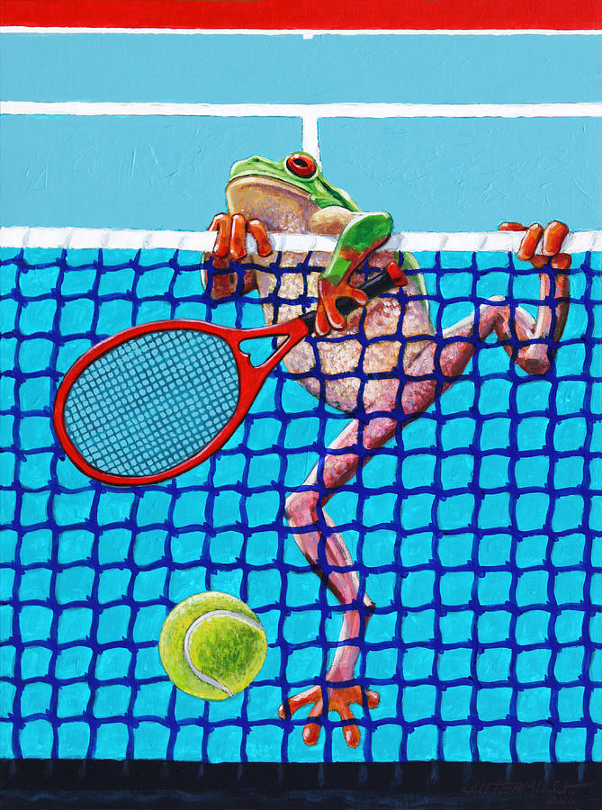 A Net Violation Painting by John Lautermilch