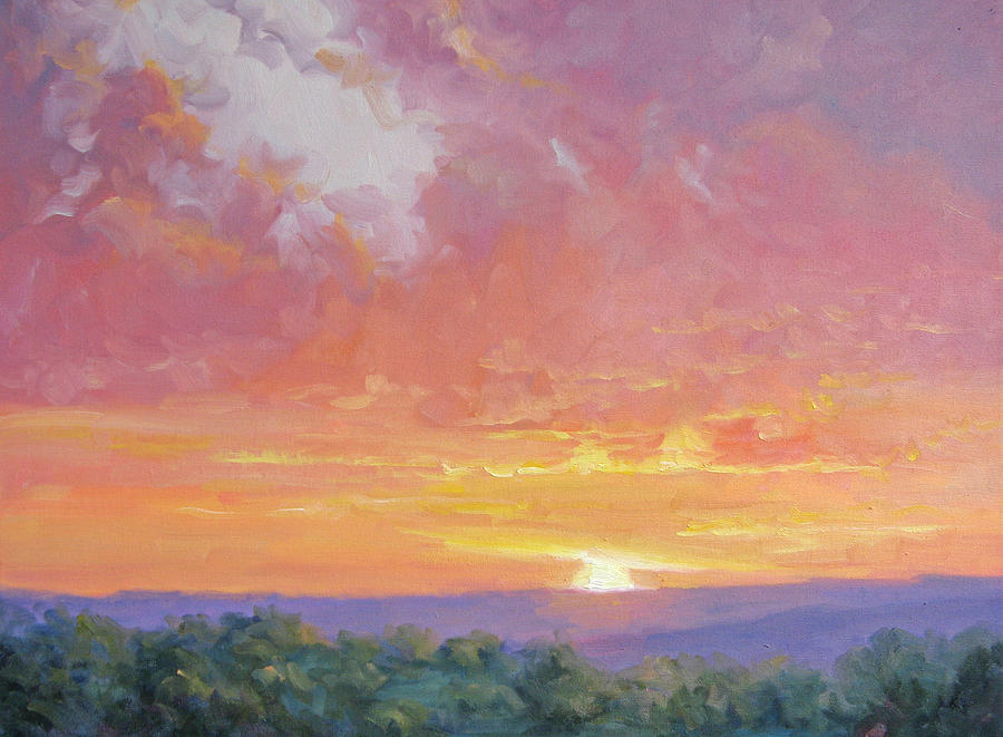 A New Dawn Painting By Bunny Oliver