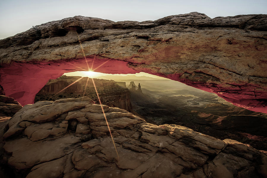 National Parks Photograph - A New Day - Canyonlands NP Mesa Arch - Utah by Gregory Ballos