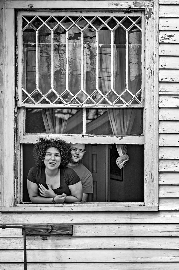 New Orleans Photograph - A New Orleans Greeting 2 bw by Steve Harrington