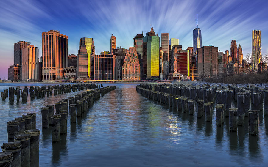 City Photograph - A New York City Day Begins by Susan Candelario
