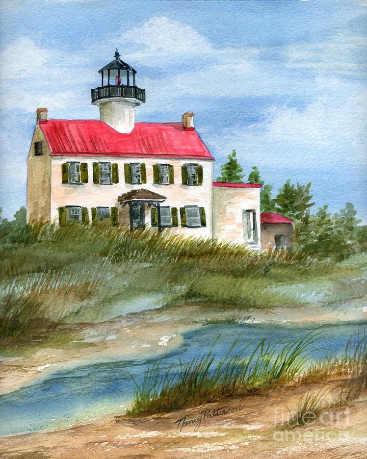 A Nice Day at the Point  Painting by Nancy Patterson