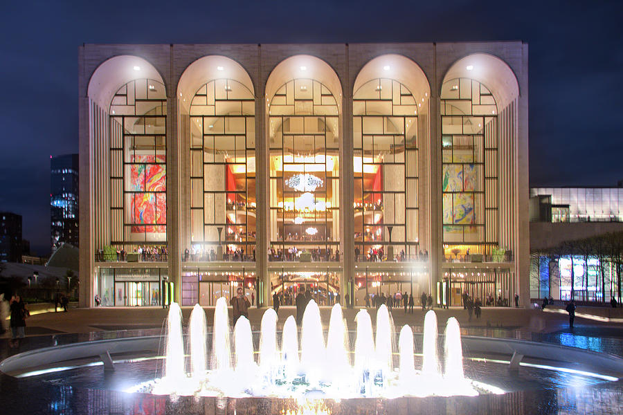 Lincoln Center Photograph - A Night At Lincoln Center by Mark Andrew Thomas Lincoln Center Photograph - A Night At Lincoln Center by Mark Andrew Thomas