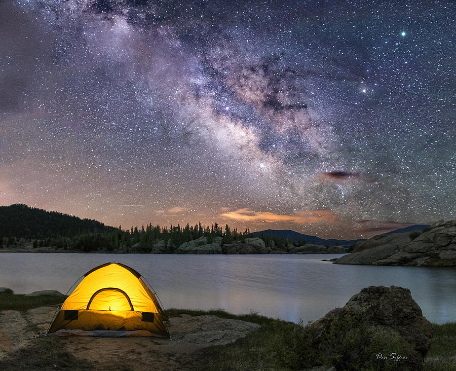 A Night at the Lake Photograph by David Soldano