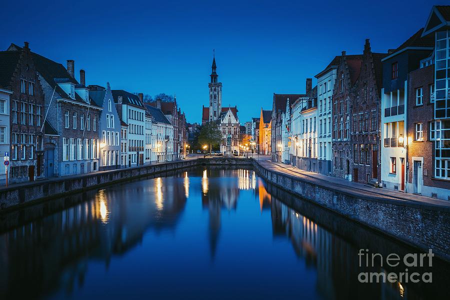 A Night in Brugge Photograph by JR Photography