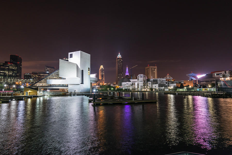 Cleveland Browns Photograph - A Nightlife In Cleveland by Brad Hartig - BTH Photography