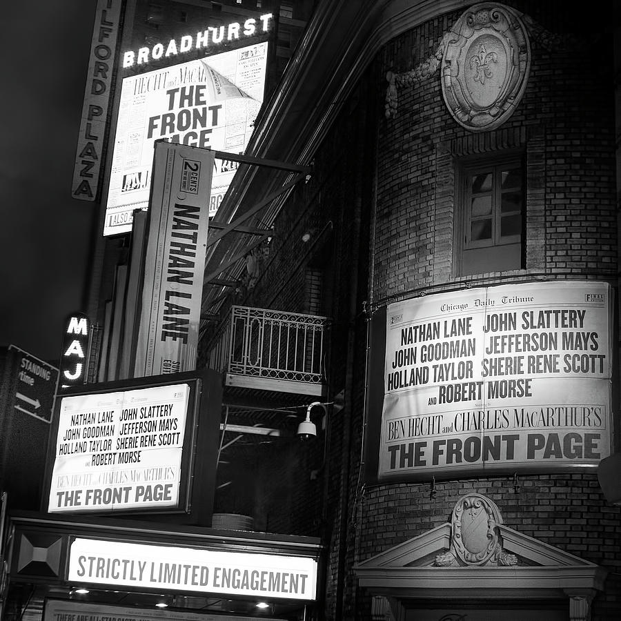 A Night on Broadway II Photograph by Mark Andrew Thomas