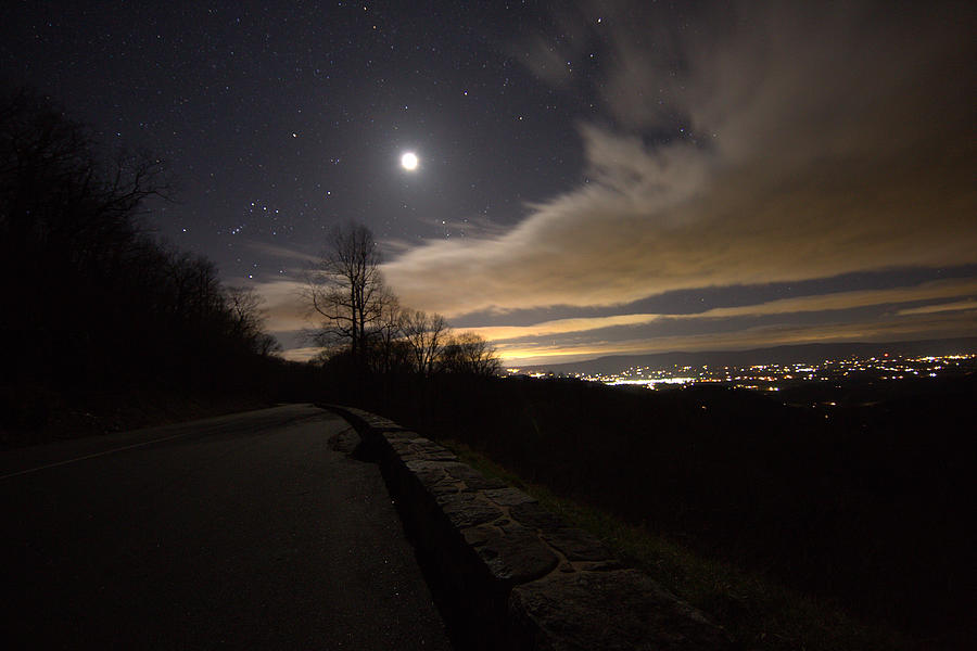 A Night On Skyline Drive Photograph