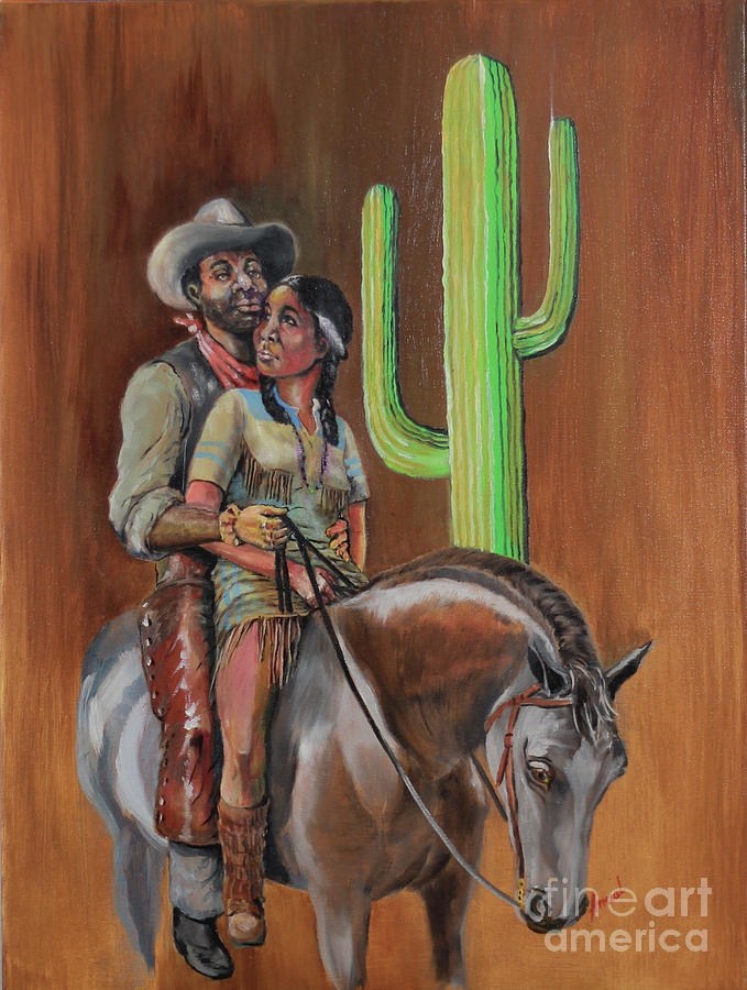A Nights Ride Painting by George Ameal Wilson