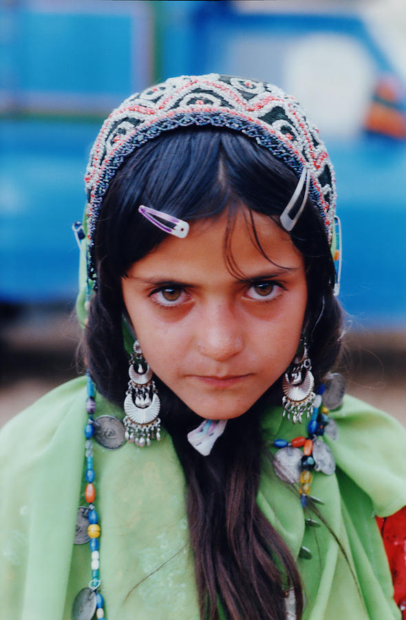 A Nomad Girl Portrait Photograph by Salma