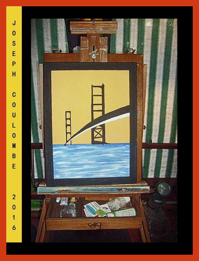 A Nor Cal Bridge 2016 Painting by Joseph Coulombe