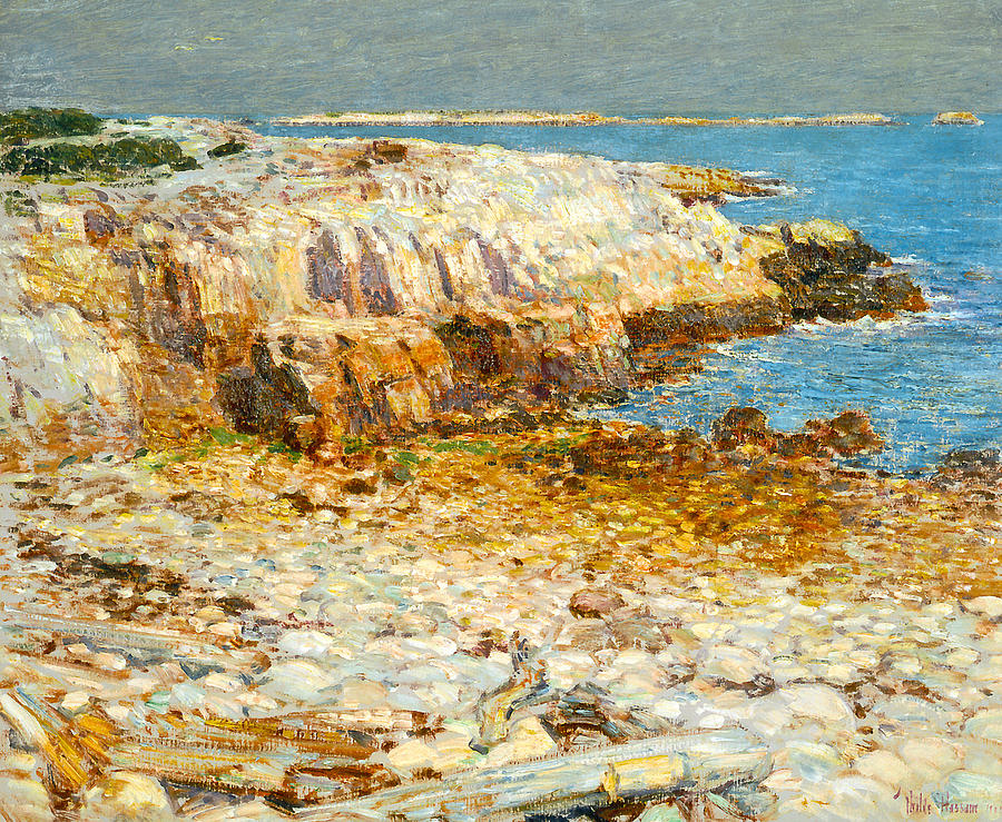 A North East Headland Painting by Frederick Childe Hassam