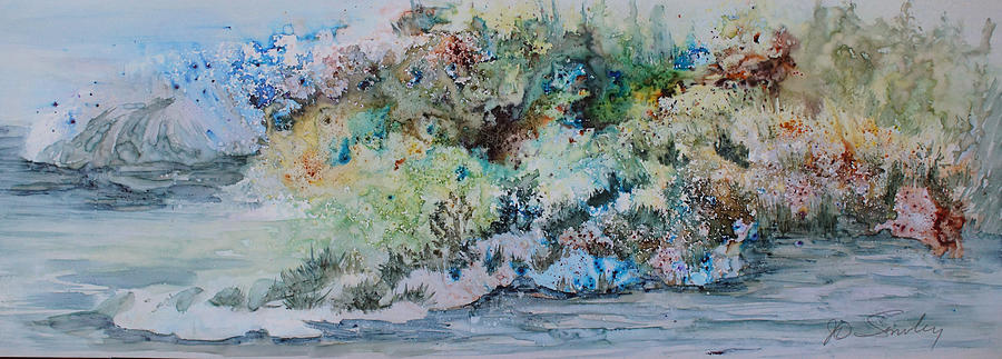 A Northern Shoreline Painting by Jo Smoley