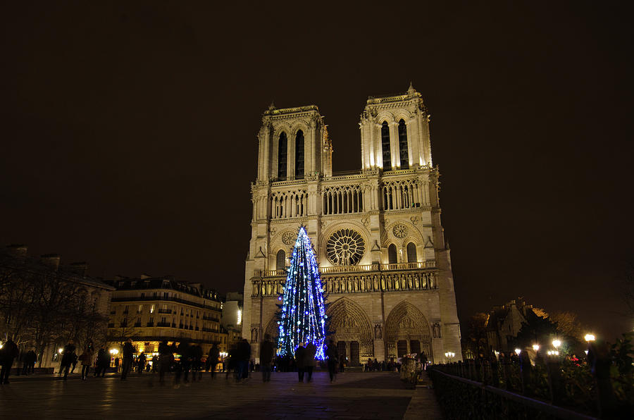 A Notre Dame Christmas Photograph by Craig Fildes - Fine Art America