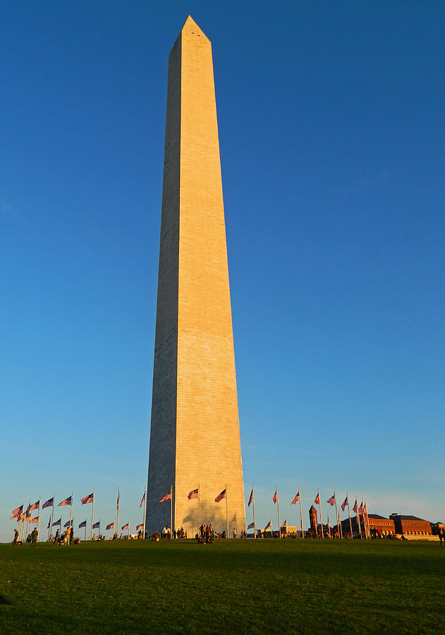 A November Afternoon At The Washington Monument Photograph by Emmy Vickers