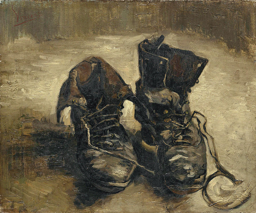 Vintage Painting - A Pair of Shoes, 1886 by Vincent Van Gogh