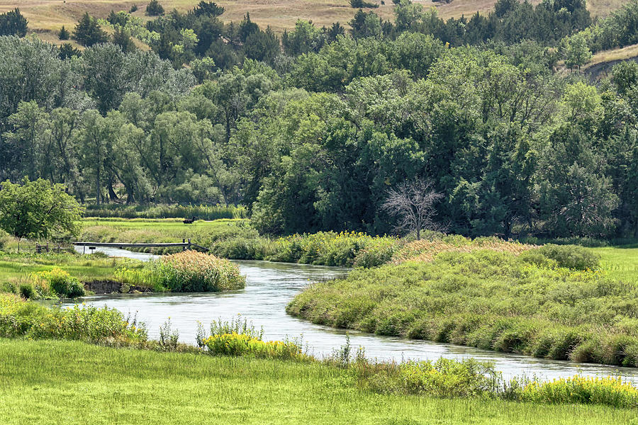 A Prairie River Photograph by Susan Rissi Tregoning