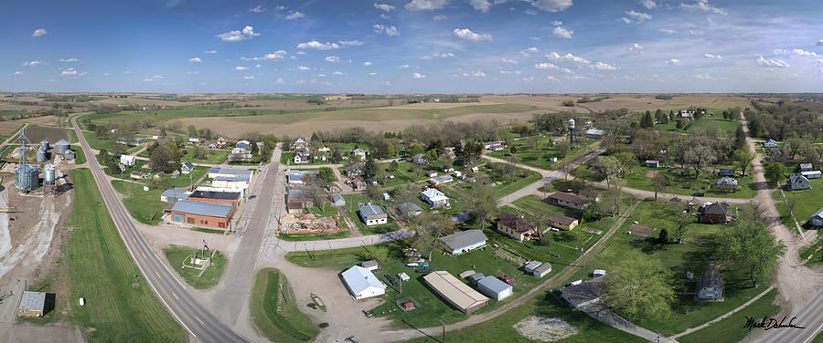 A Panorama of Bruno, Nebraska Photograph by Mark Dahmke