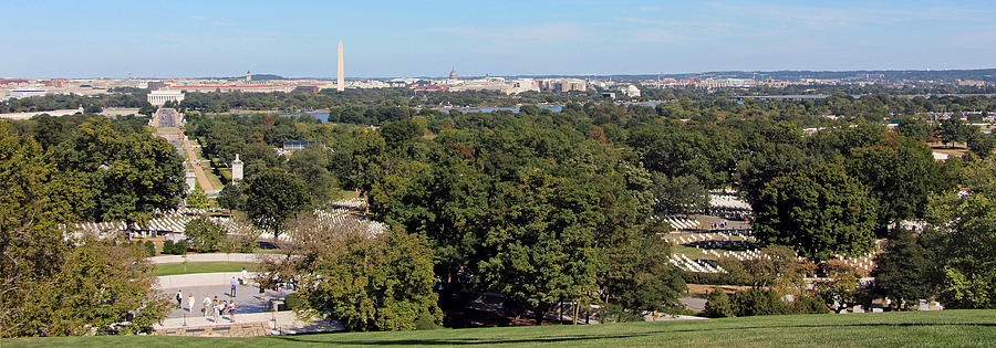 A Panorama Of Washington From Arlington Photograph