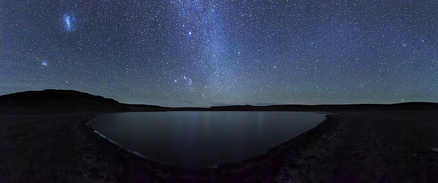 A Panoramic View Of The Milky Way Photograph by Luis Argerich