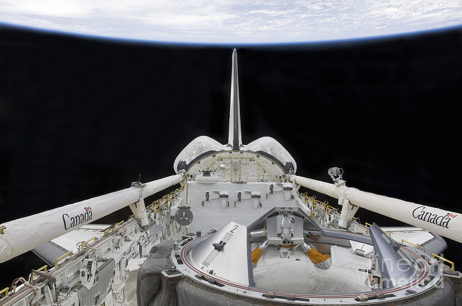 A Partial View Of Space Shuttle Photograph by Stocktrek Images