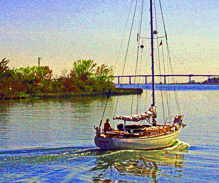 Sacramento River Delta Photograph - A Passion 4 Sailing by Joseph Coulombe