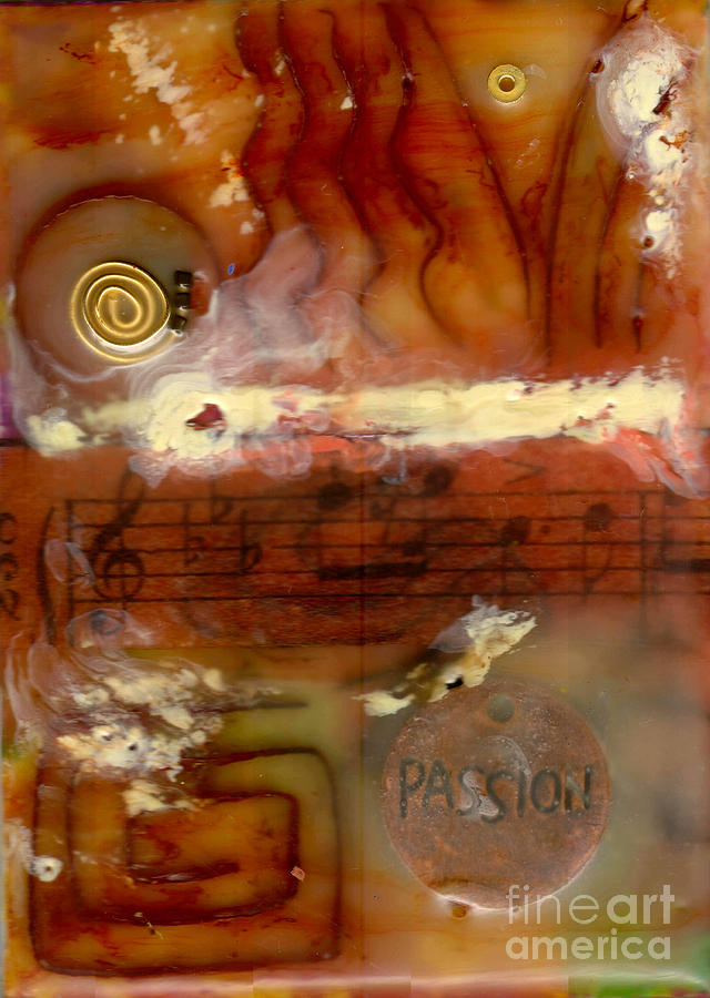 A Passion for Music Mixed Media by Angela L Walker