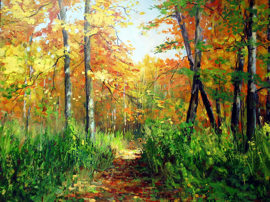 A Path Less Traveled Painting by Michael Pintar