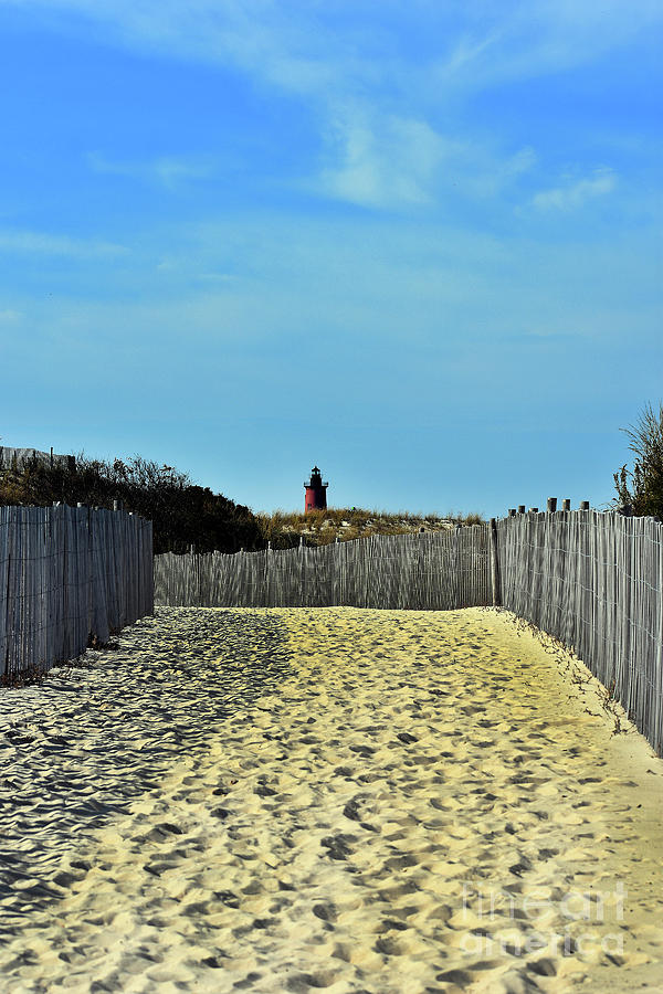 Lighthouse Photograph - A Path To Light by Skip Willits