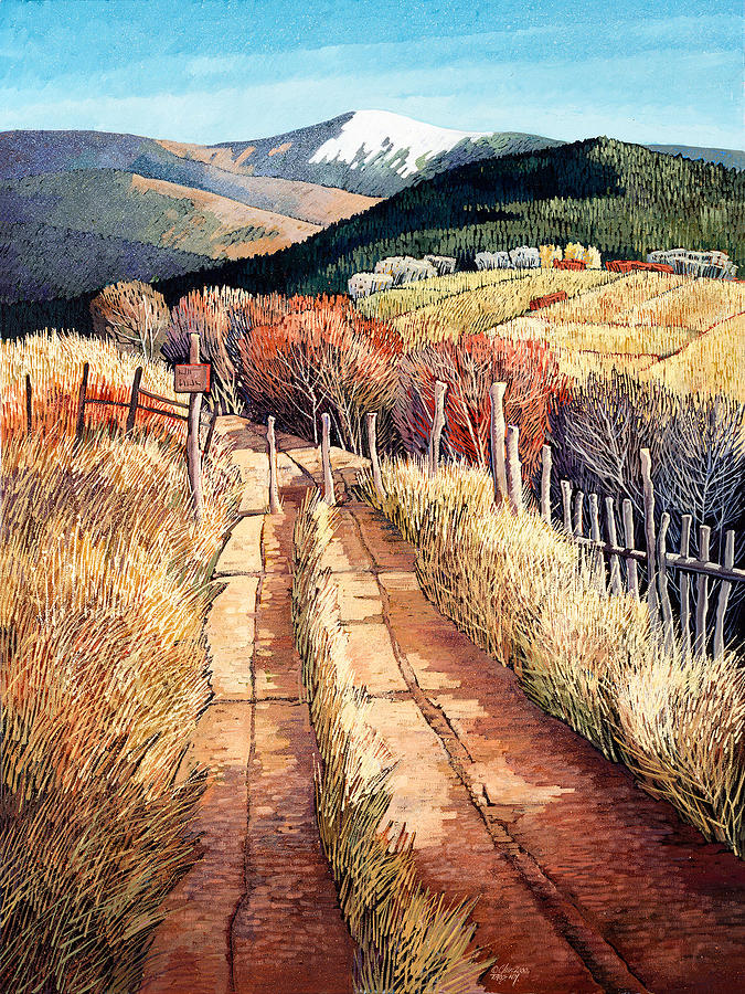 A Path Unknown Painting by Donna Clair