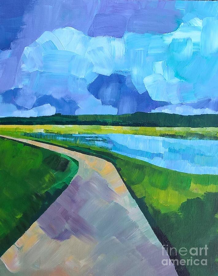 The Path We Take Painting by Lisa Dionne
