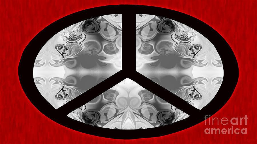 Abstract Digital Art - A Peace Of Life by Omaste Witkowski