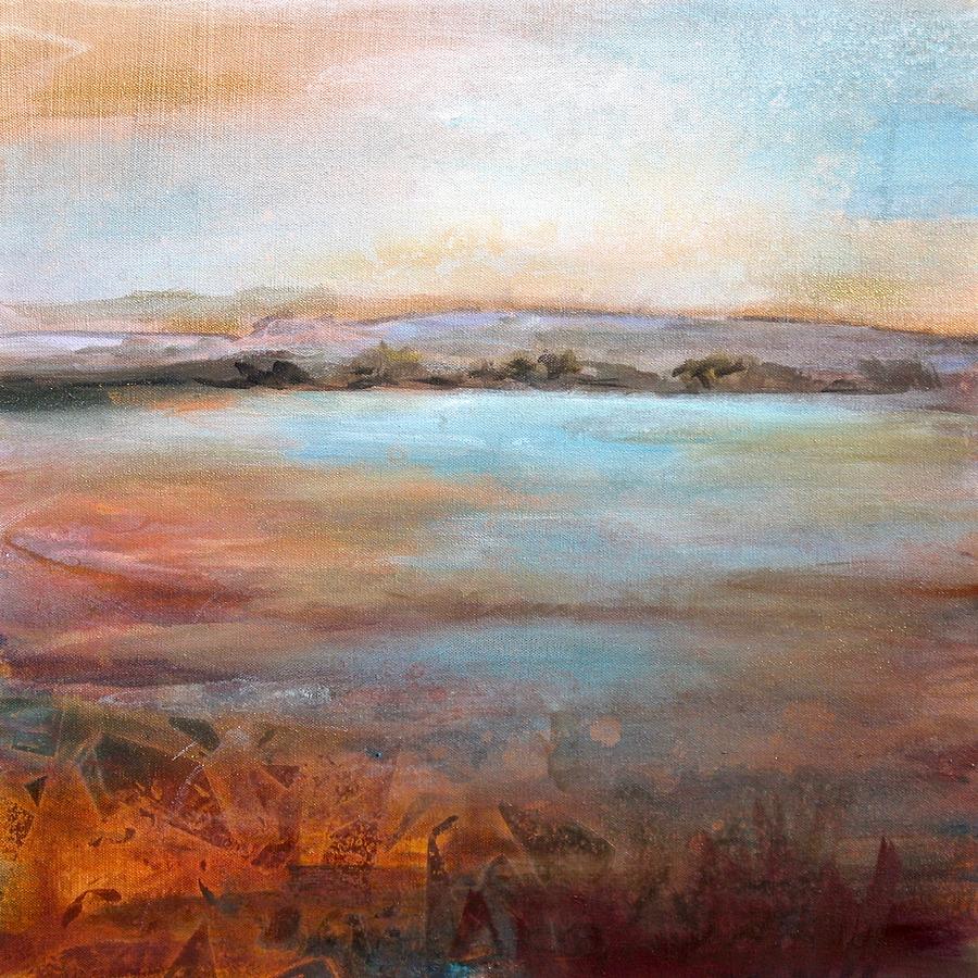 A Peaceful World 20x20 Painting by Karen Hale - Fine Art America