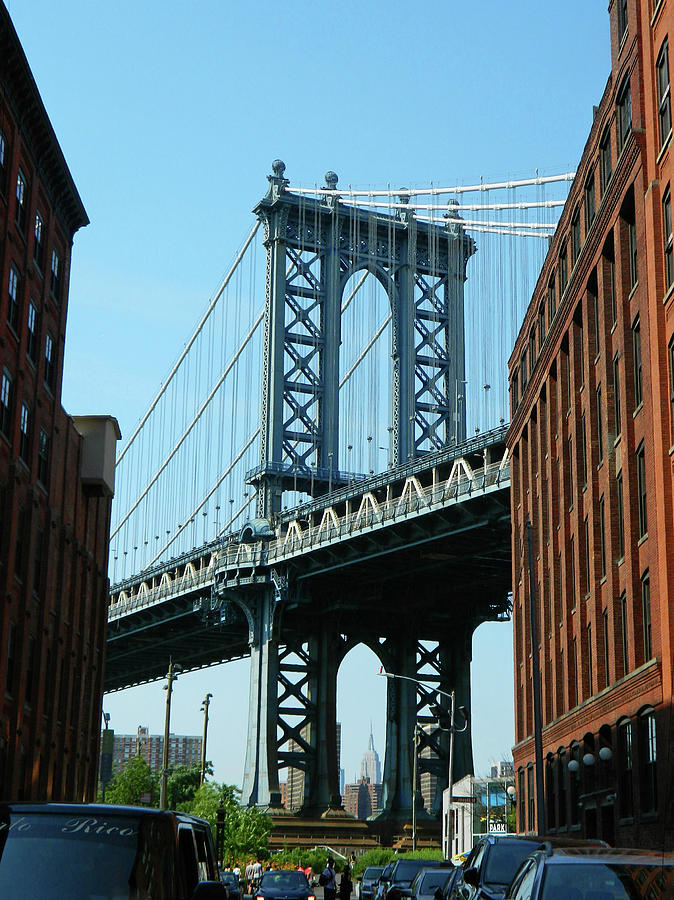 A Peak At The Manhattan Bridge Photograph by Emmy Marie Vickers