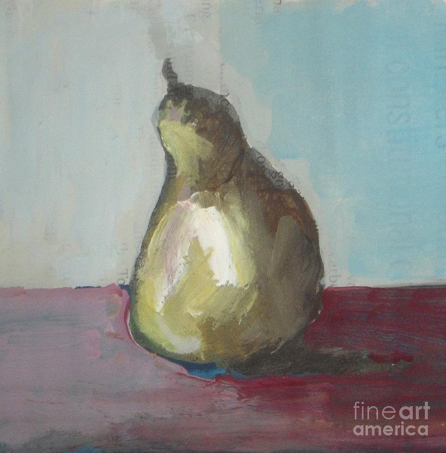 A Pear Painting by Vesna Antic