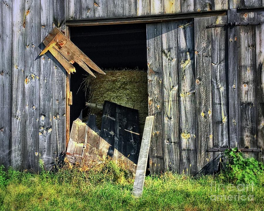 A Peek Inside the Barn Photograph by Dee Flouton