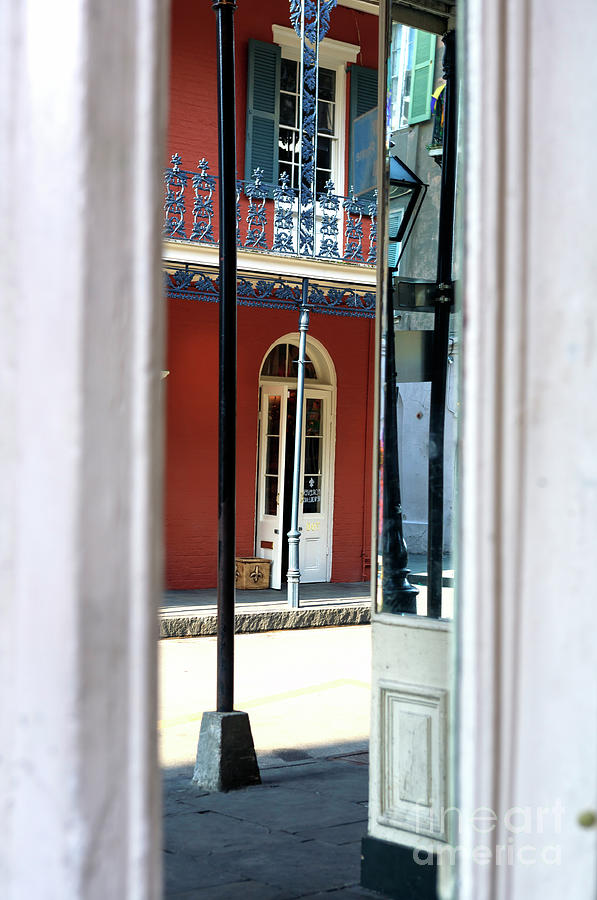 Architecture Photograph - A Peek Into New Orleans by John Rizzuto