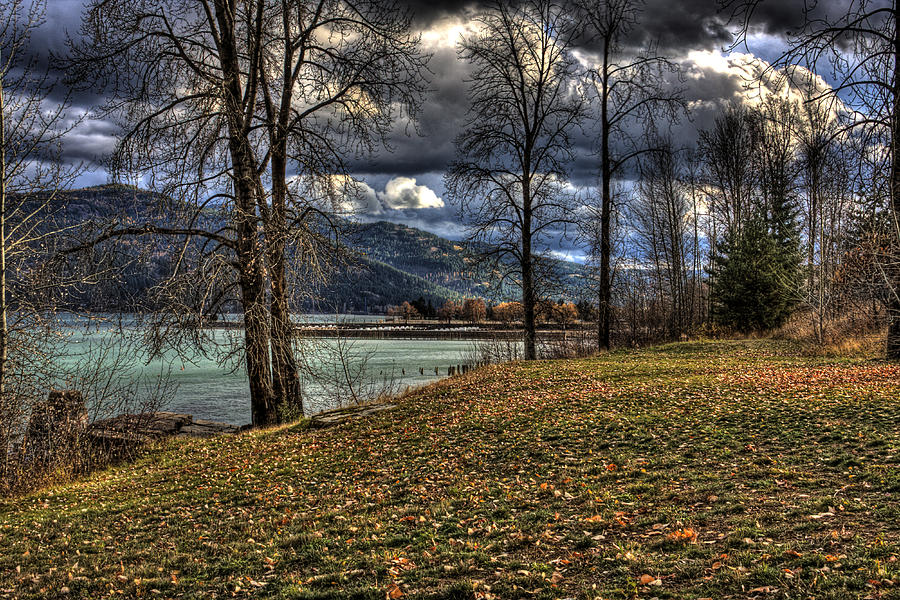 A Pend dOreille Lake Fall Photograph by Lee Santa